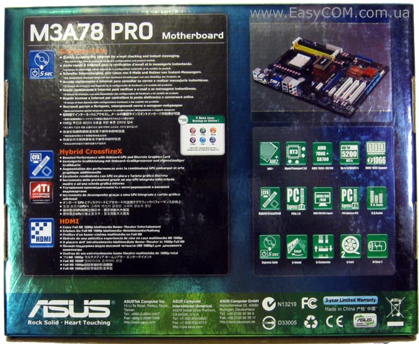 ASUS M3A78 PRO