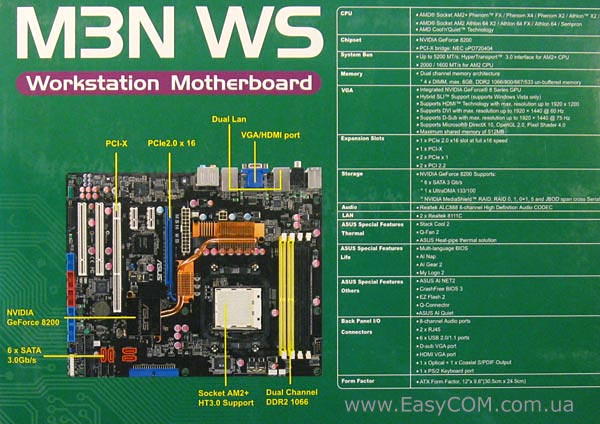ASUS M3N WS