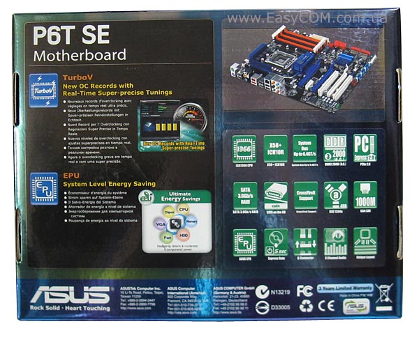 ASUS P6T SE