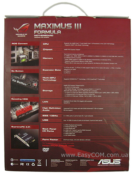 ASUS Maximus III Formula