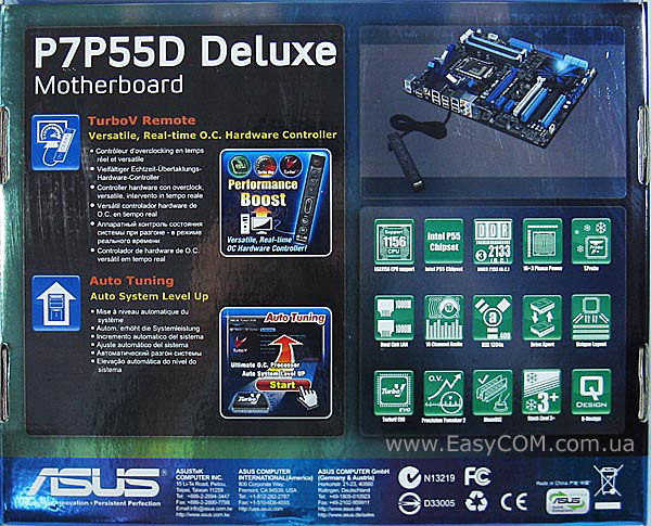 ASUS P7P55D Deluxe