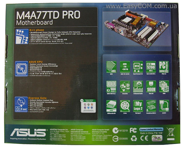 ASUS M4A77TD PRO