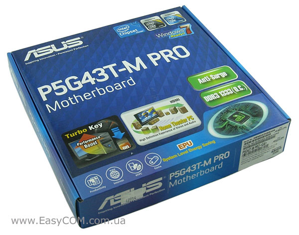 ASUS P5G43T-M PRO