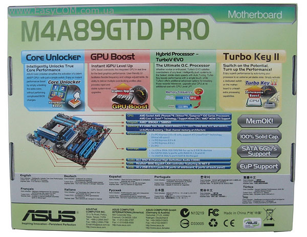 ASUS M4A89GTD PRO