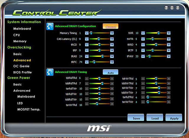 MSI Control Center