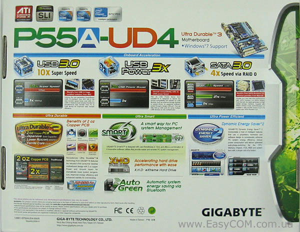 GIGABYTE GA-P55A-UD4