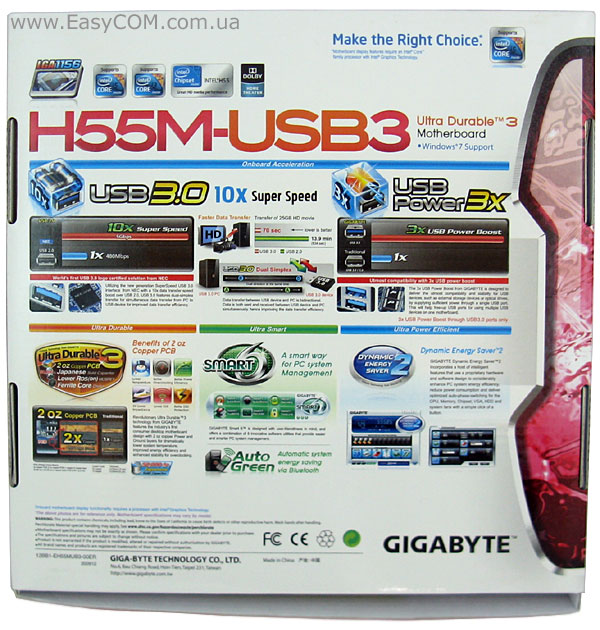 GIGABYTE GA-H55M-USB3