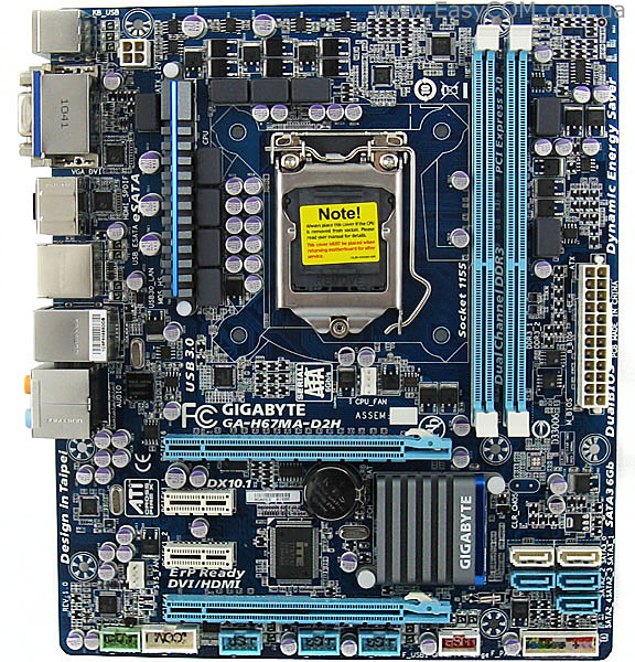 GIGABYTE GA-H67MA-D2H