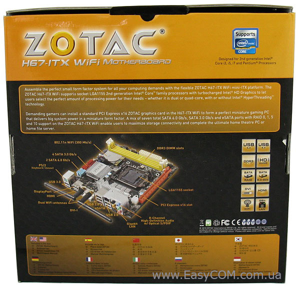 ZOTAC H67-ITX WiFi