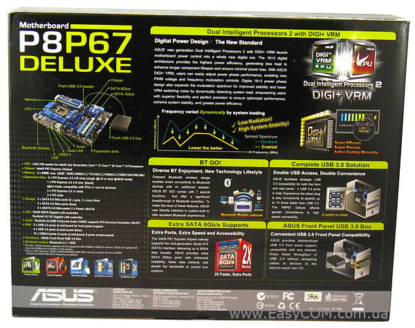 ASUS P8P67 DELUXE