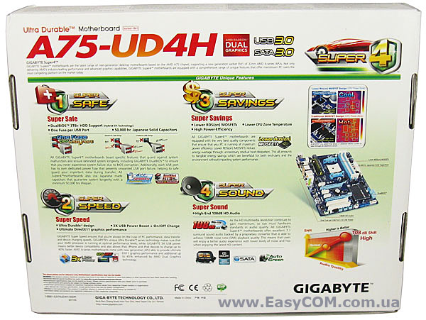 GIGABYTE GA-A75-UD4H