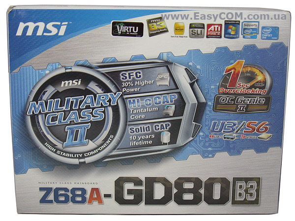 MSI Z68A-GD80 (B3)