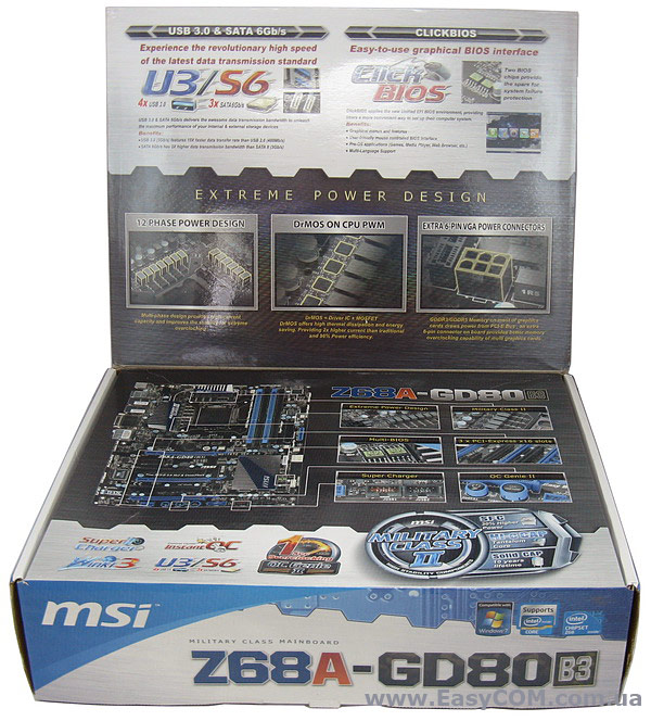 MSI Z68A-GD80 (B3)