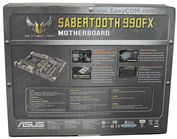 ASUS SABERTOOTH 990FX