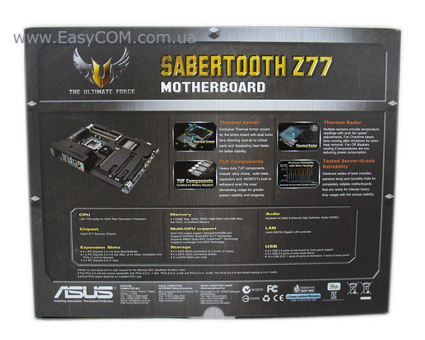 ASUS SABERTOOTH Z77