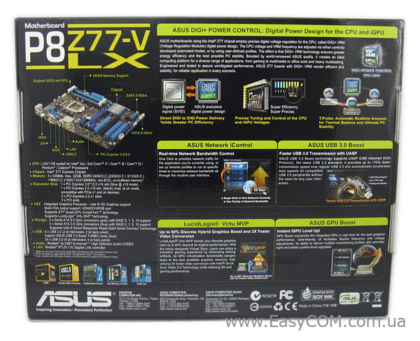 ASUS P8Z77-V LX