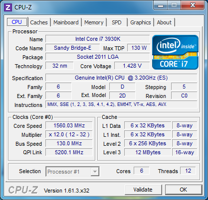 GIGABYTE GA-X79-UP4 cpu-z