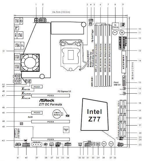 ASRock Z77 OC Formula schematics