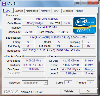 ASRock Z77 OC Formula cpu-z Intel Core i5-2500K 