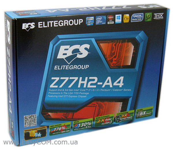 ECS Z77H2-A4 box