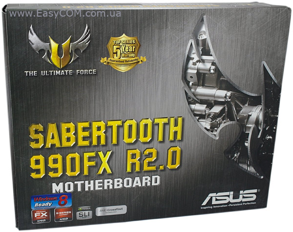 ASUS SABERTOOTH 990FX R2.0 box