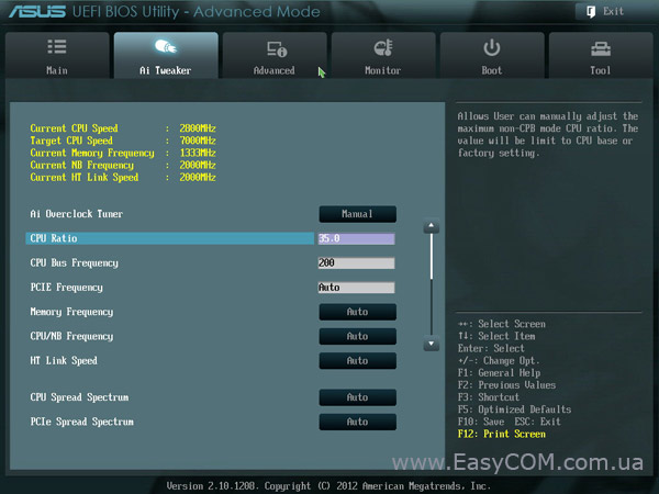 ASUS SABERTOOTH 990FX R2.0 uefi bios