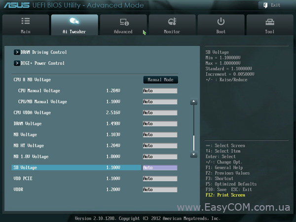 ASUS SABERTOOTH 990FX R2.0 uefi bios