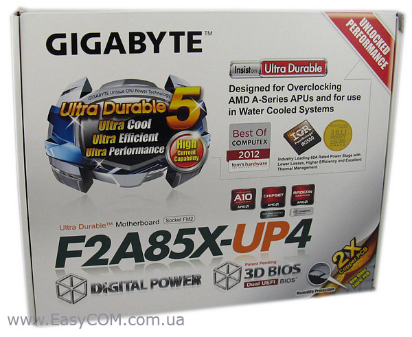 GIGABYTE GA-F2A85X-UP4 box