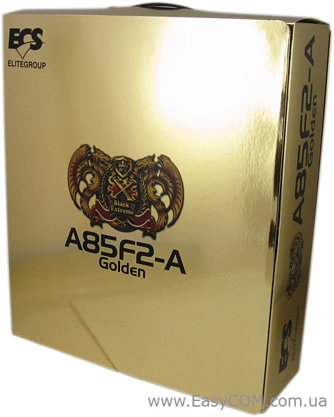 ECS A85F2-A GOLDEN box