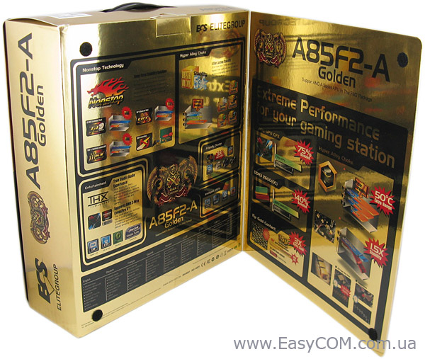 ECS A85F2-A GOLDEN box