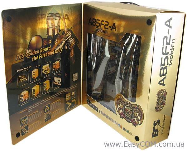ECS A85F2-A GOLDEN box