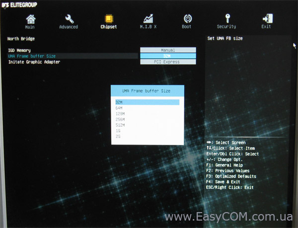 ECS A85F2-A GOLDEN UEFI BIOS