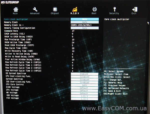 ECS A85F2-A GOLDEN UEFI BIOS