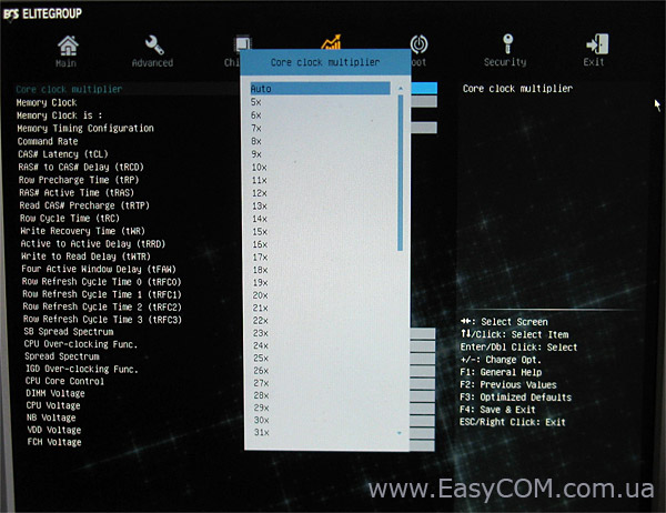 ECS A85F2-A GOLDEN UEFI BIOS