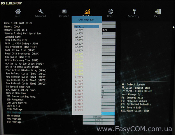 ECS A85F2-A GOLDEN UEFI BIOS