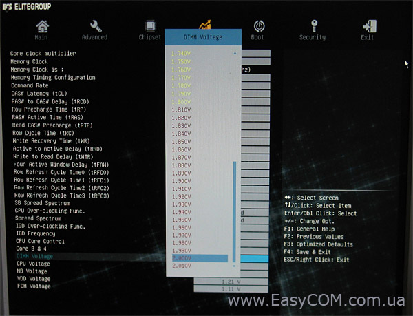 ECS A85F2-A GOLDEN UEFI BIOS