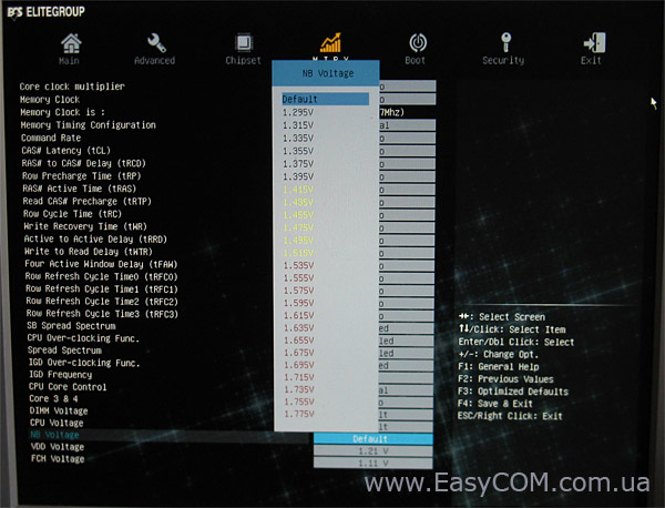 ECS A85F2-A GOLDEN UEFI BIOS