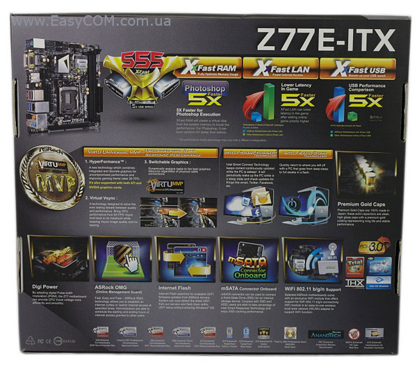 ASRock Z77E-ITX box