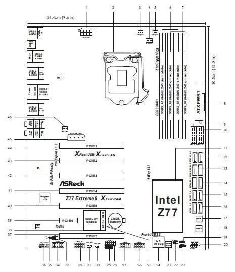 ASRock Z77 Extreme9 schematics