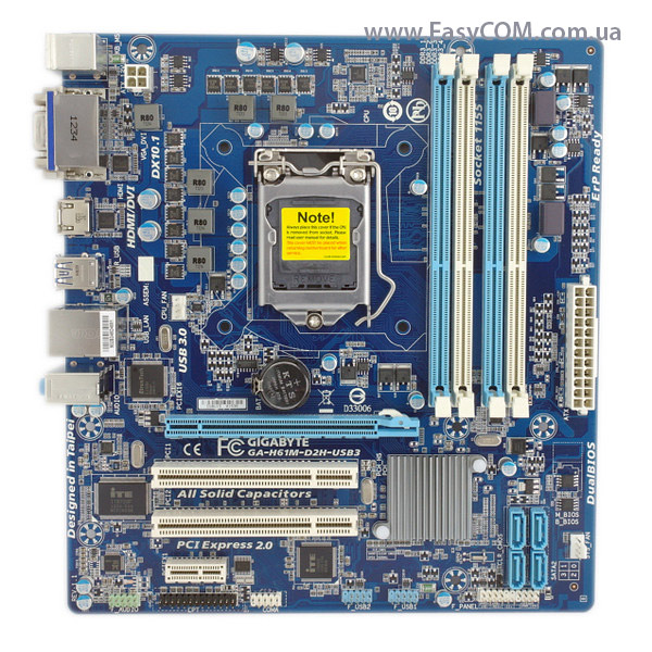 GIGABYTE GA-H61M-D2H-USB3