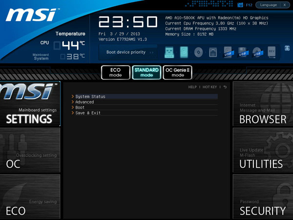 MSI FM2-A75IA-E53