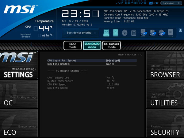 MSI FM2-A75IA-E53