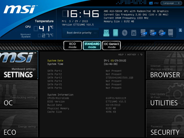 MSI FM2-A75MA-P33