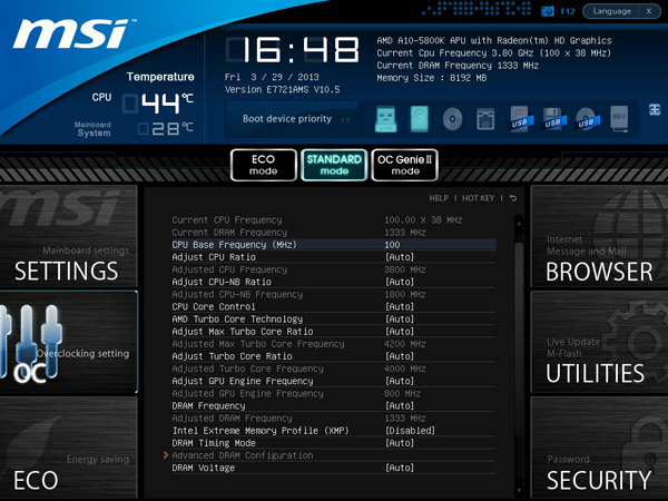 MSI FM2-A75MA-P33