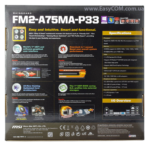 MSI FM2-A75MA-P33