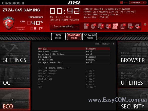 MSI Z77A-G45 GAMING