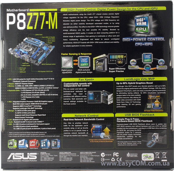 ASUS P8Z77-M