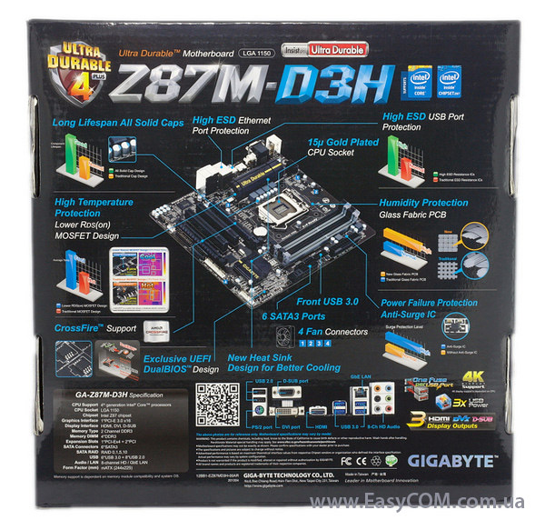 GIGABYTE GA-Z87M-D3H