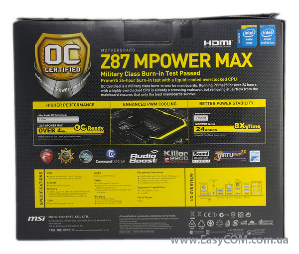 MSI Z87 MPOWER MAX