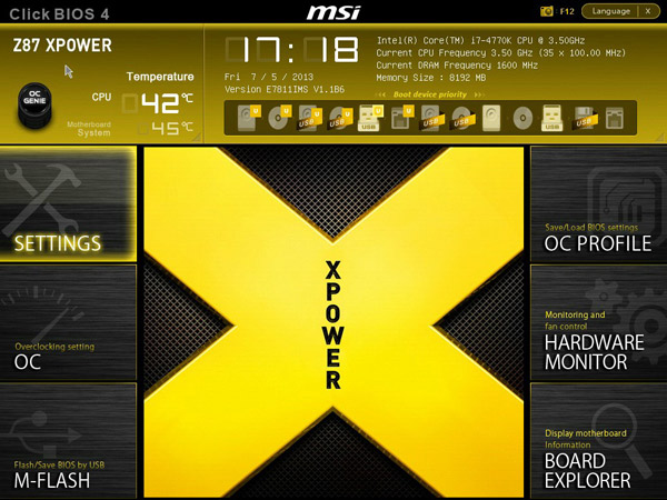 MSI Z87 XPOWER